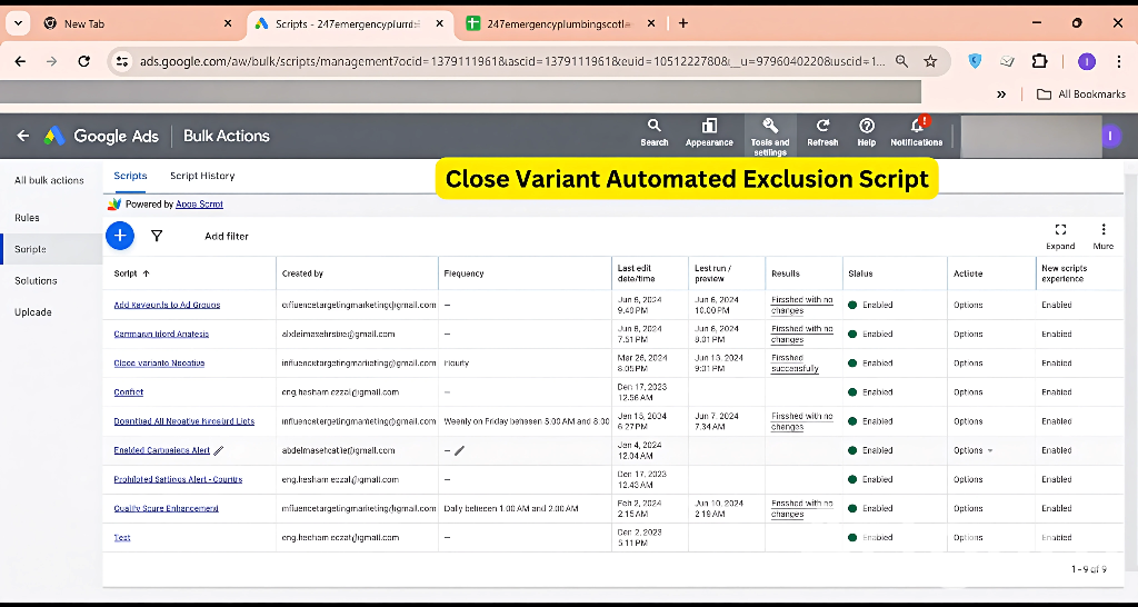 Automated Search Term Exclusion & Keyword Promotion